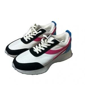 Steve Madden Madilyn Women’s Size 9 sneakers with pink and blue accent colors